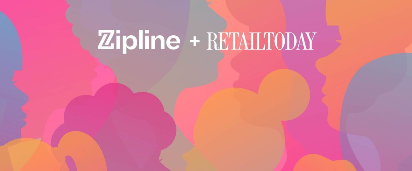 Colorful abstract silhouettes with "Zipline + Retail Today" text.