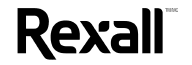 Black text logo displaying the word "Rexall" on a white background.
